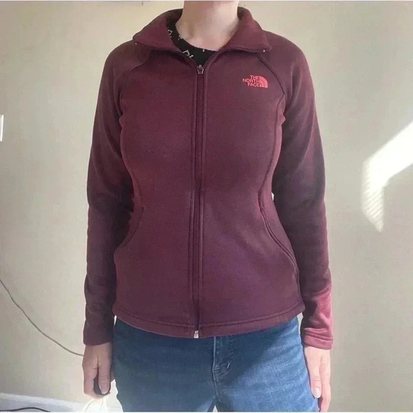 The North Face Wine Red Burgundy Jacket - Picture 2 of 5